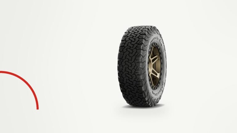All-terrain 4x4 tyre with a bronze wheel