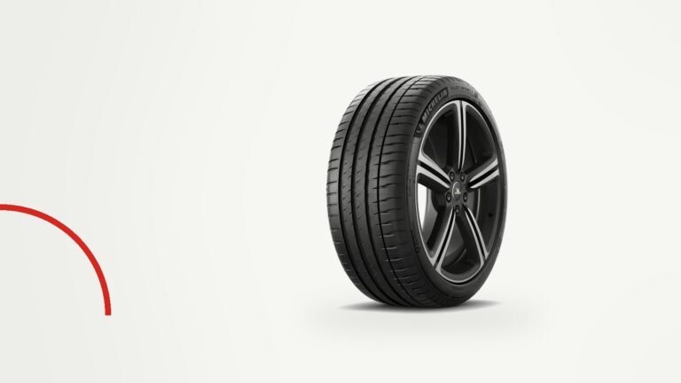 Michelin performance tyre on an alloy wheel